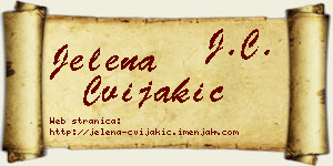 Jelena Cvijakić vizit kartica